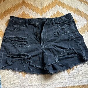 American Eagle Jean Shorts - Black